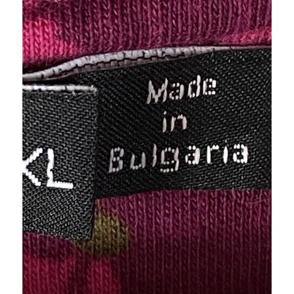 Gudrun Sjoden Shirt Women’s XXL Short Sleeve Floral Organic Cotton Lagenlook - Picture 5 of 12